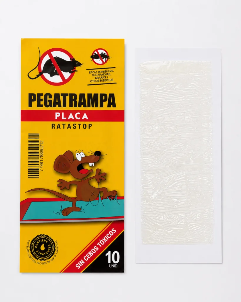 Placa Adhesiva para Roedores